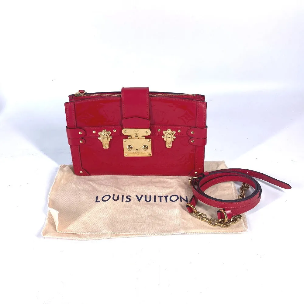 LOUIS VUITTON Shoulder Bag M54181 Monogram Vernis Red Monogram Vernis Petite Mar