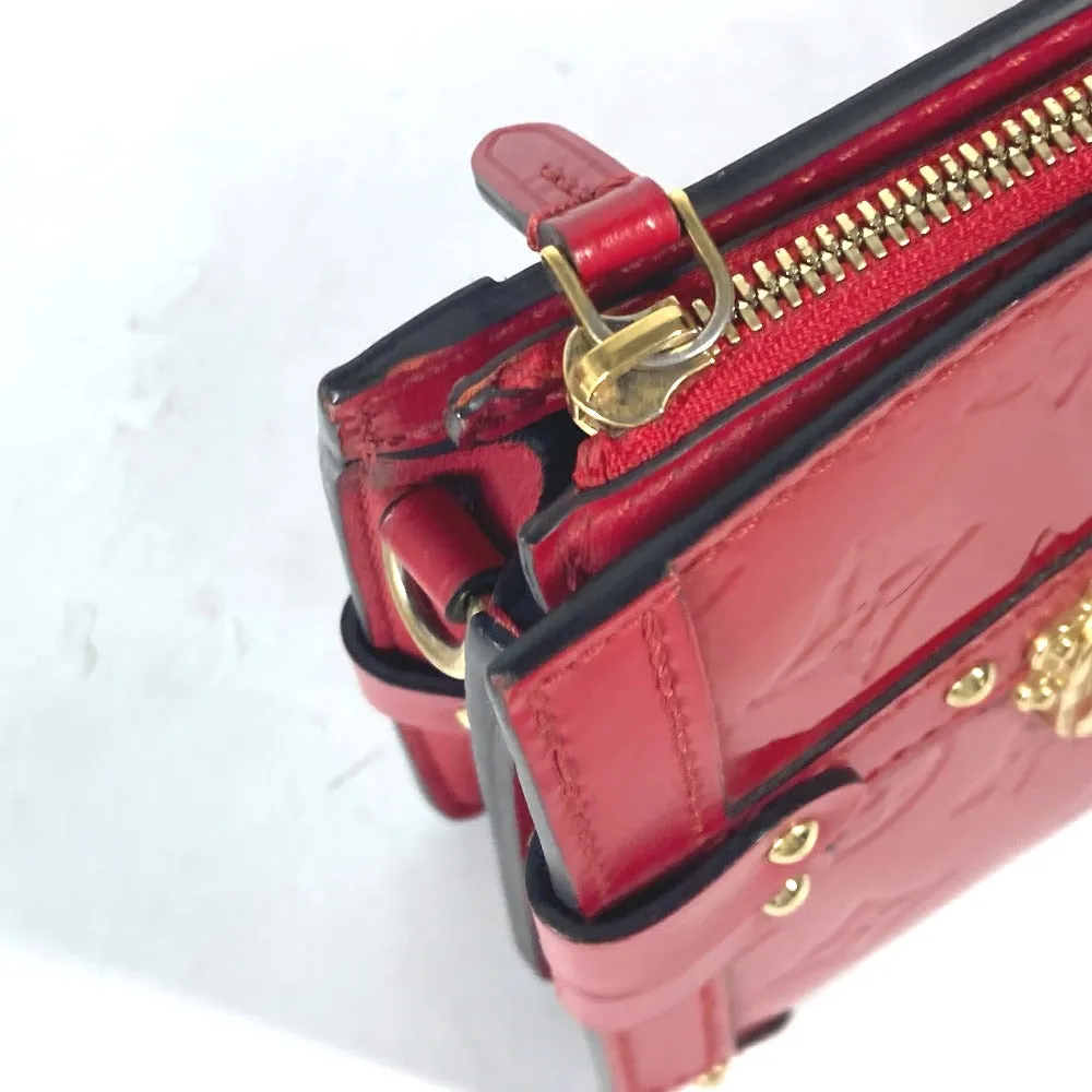 LOUIS VUITTON Shoulder Bag M54181 Monogram Vernis Red Monogram Vernis Petite Mar
