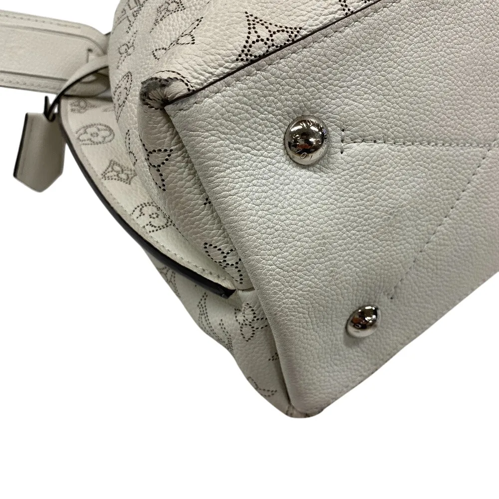 LOUIS VUITTON Shoulder Bag M58483 Monogram Mahina white Mahina Mulia