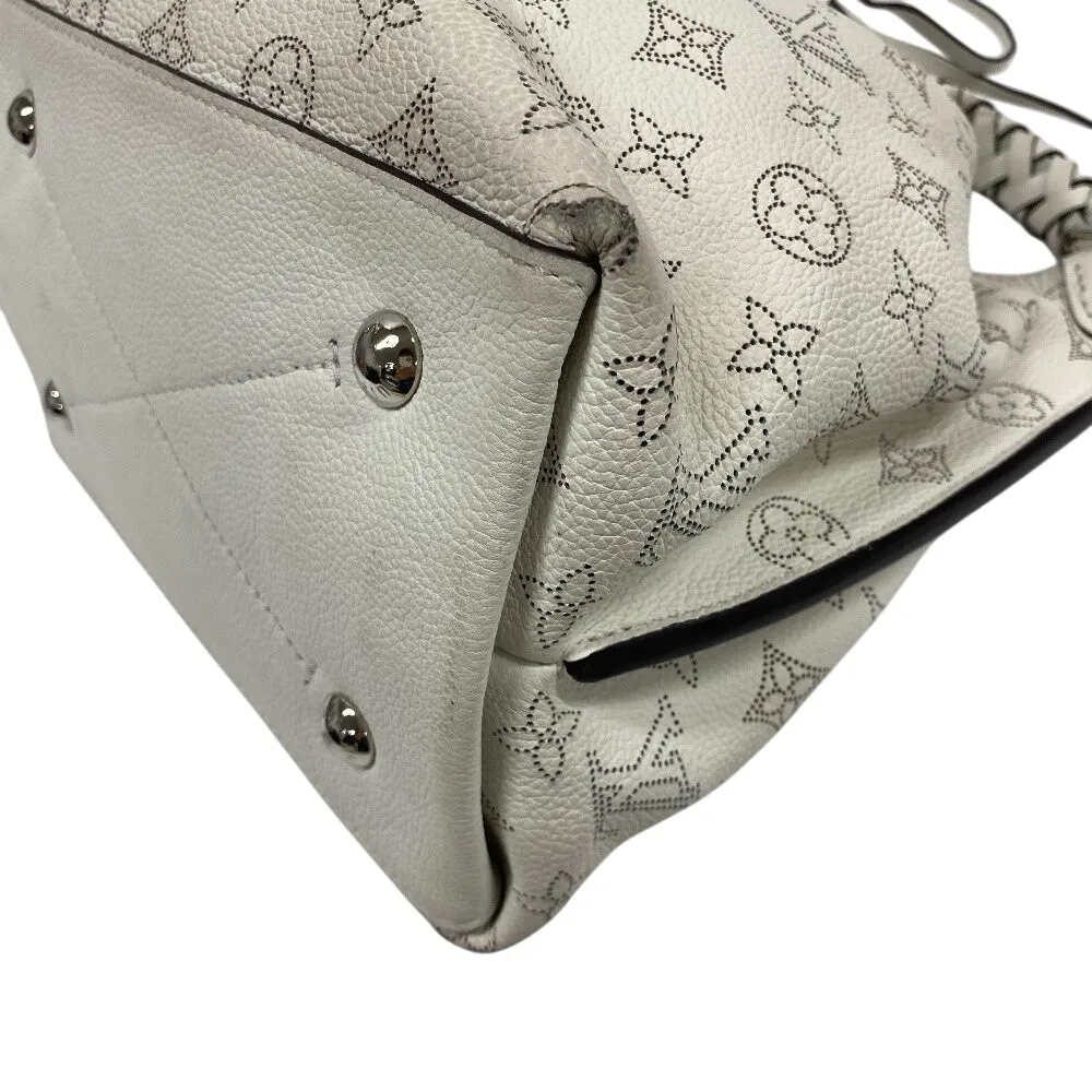 LOUIS VUITTON Shoulder Bag M58483 Monogram Mahina white Mahina Mulia