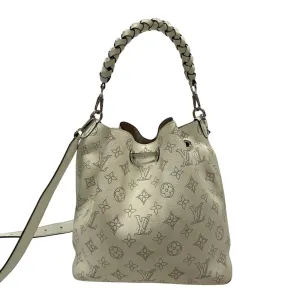 LOUIS VUITTON Shoulder Bag M58483 Monogram Mahina white Mahina Mulia