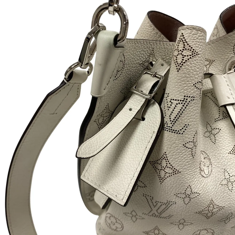 LOUIS VUITTON Shoulder Bag M58483 Monogram Mahina white Mahina Mulia