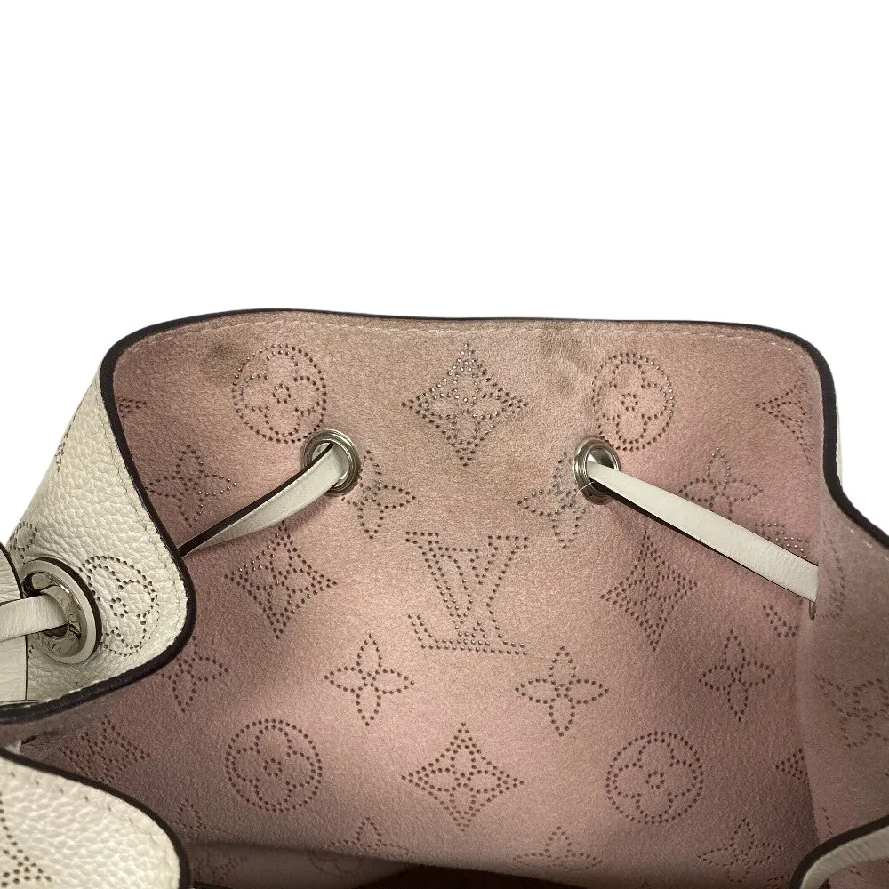 LOUIS VUITTON Shoulder Bag M58483 Monogram Mahina white Mahina Mulia