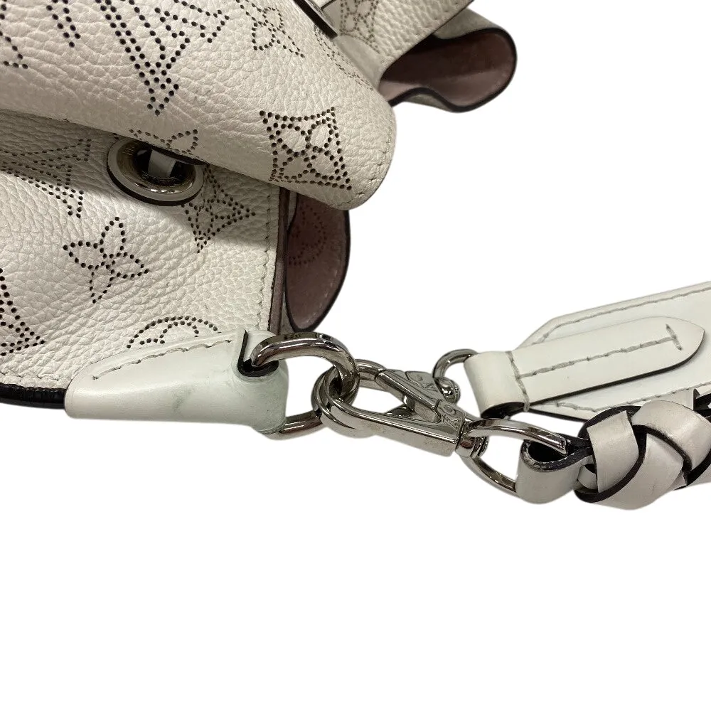 LOUIS VUITTON Shoulder Bag M58483 Monogram Mahina white Mahina Mulia