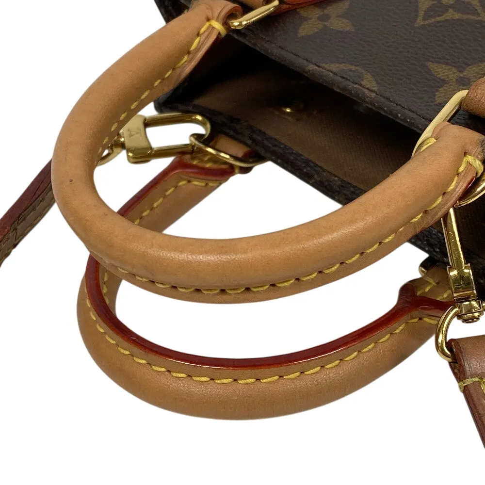 LOUIS VUITTON Shoulder Bag M69442 leather Brown Monogram Eclipse Petit Sac Plat