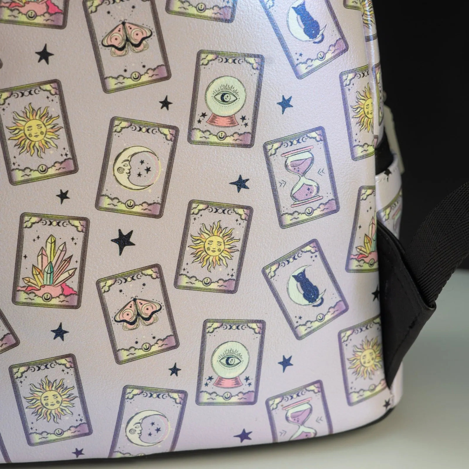Loungefly Originals Pearlescent Tarot Cards Mini Backpack