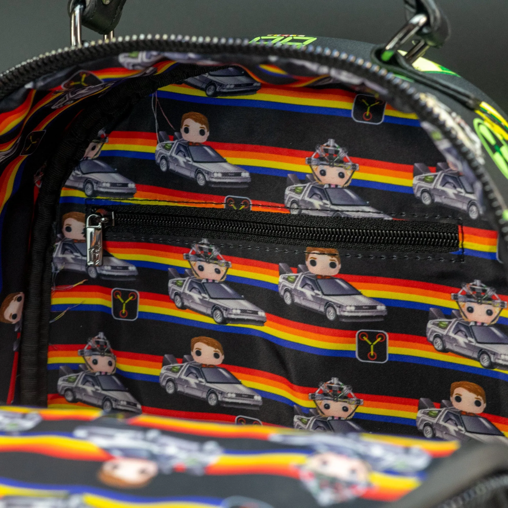 Loungefly x Back To The Future Glow In The Dark Plutonium Backpack