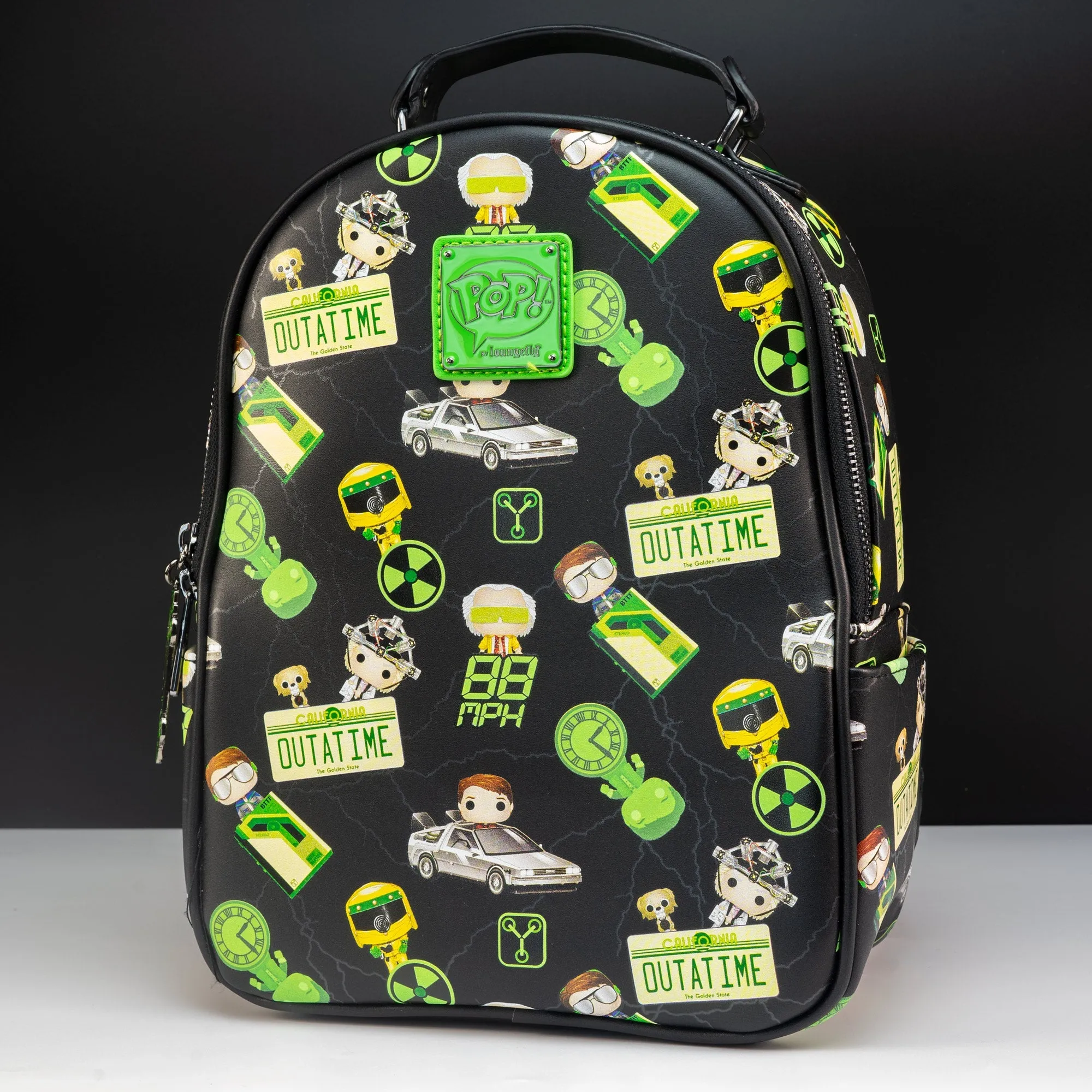 Loungefly x Back To The Future Glow In The Dark Plutonium Backpack