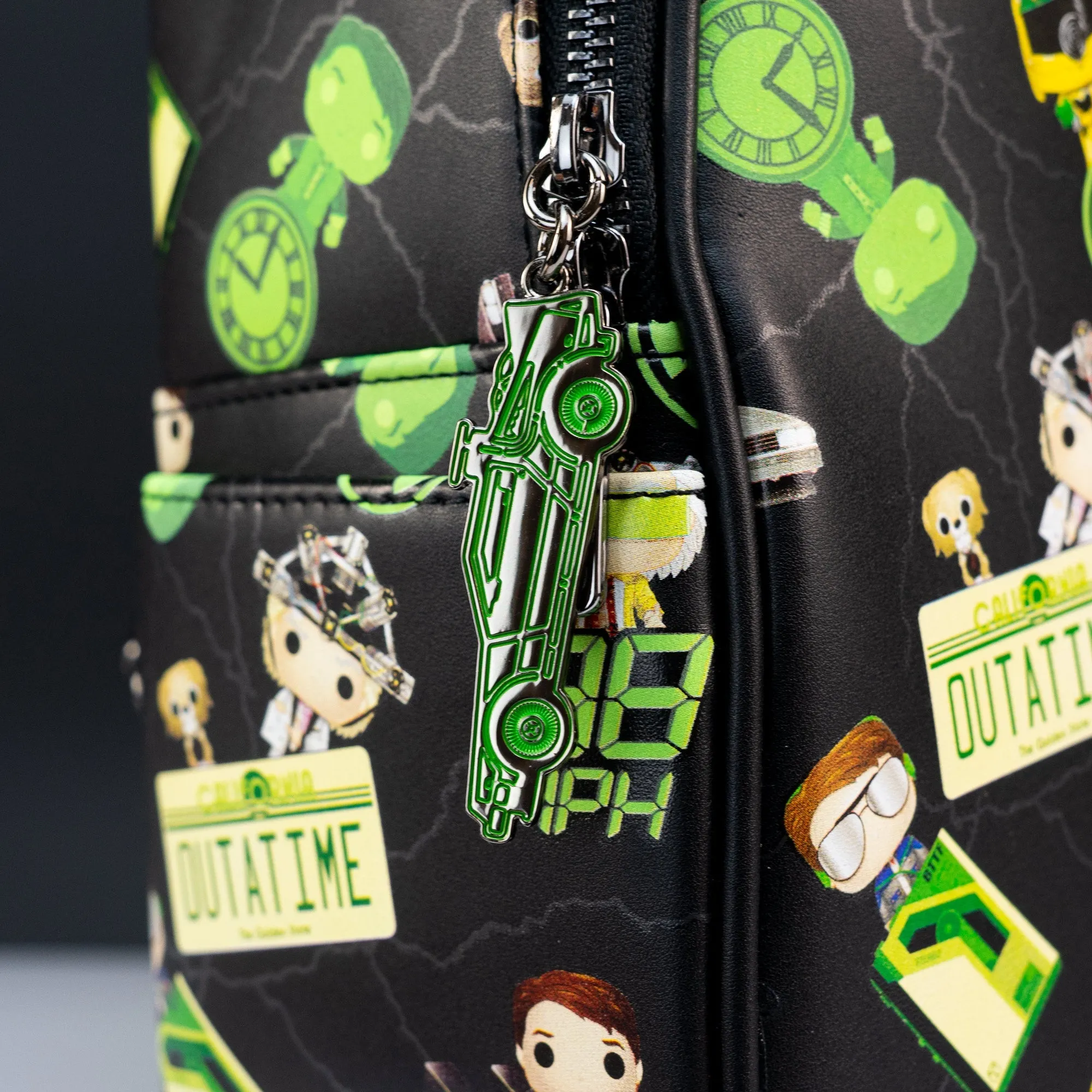 Loungefly x Back To The Future Glow In The Dark Plutonium Backpack
