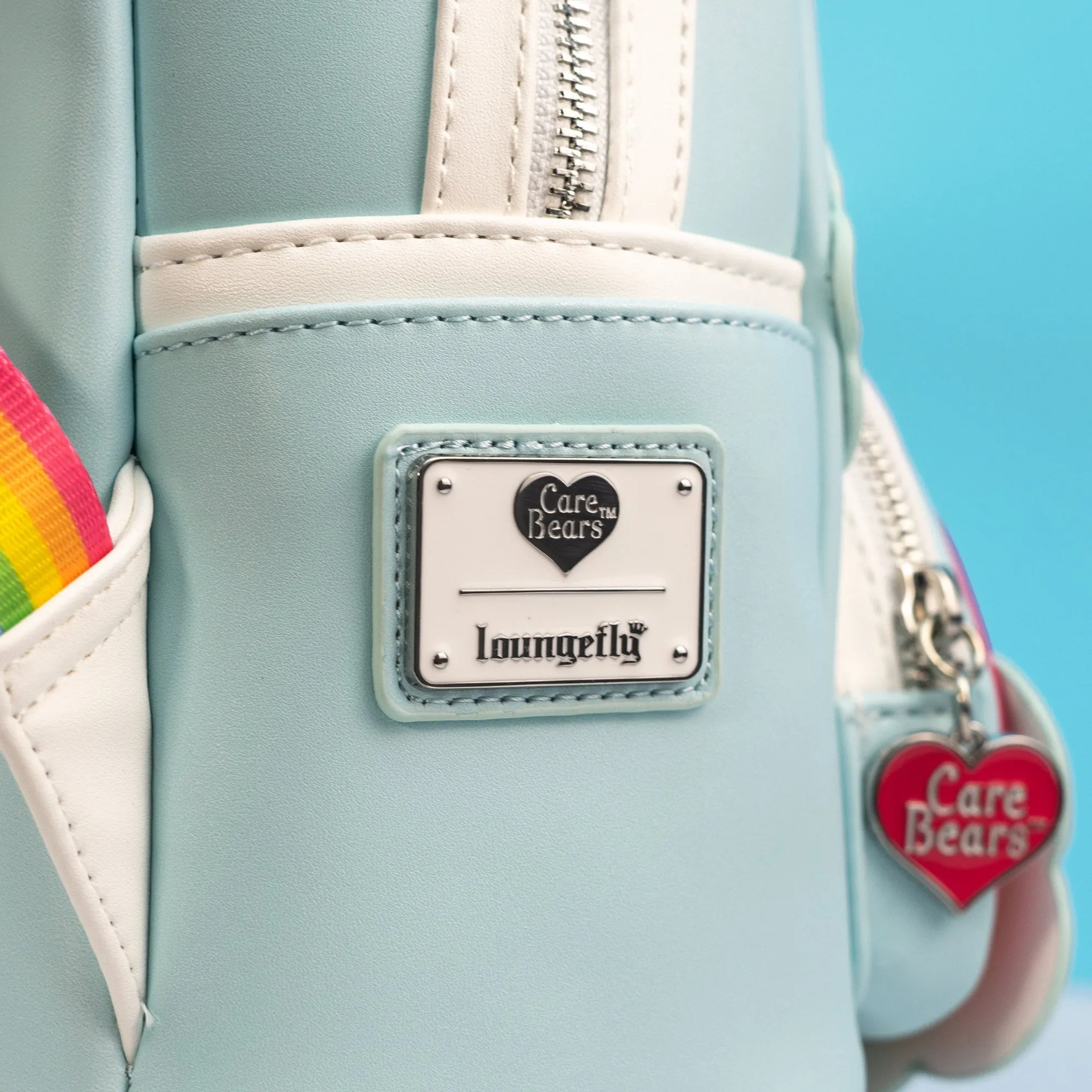 Loungefly x Care Bears Care-A-Lot Castle Mini Backpack