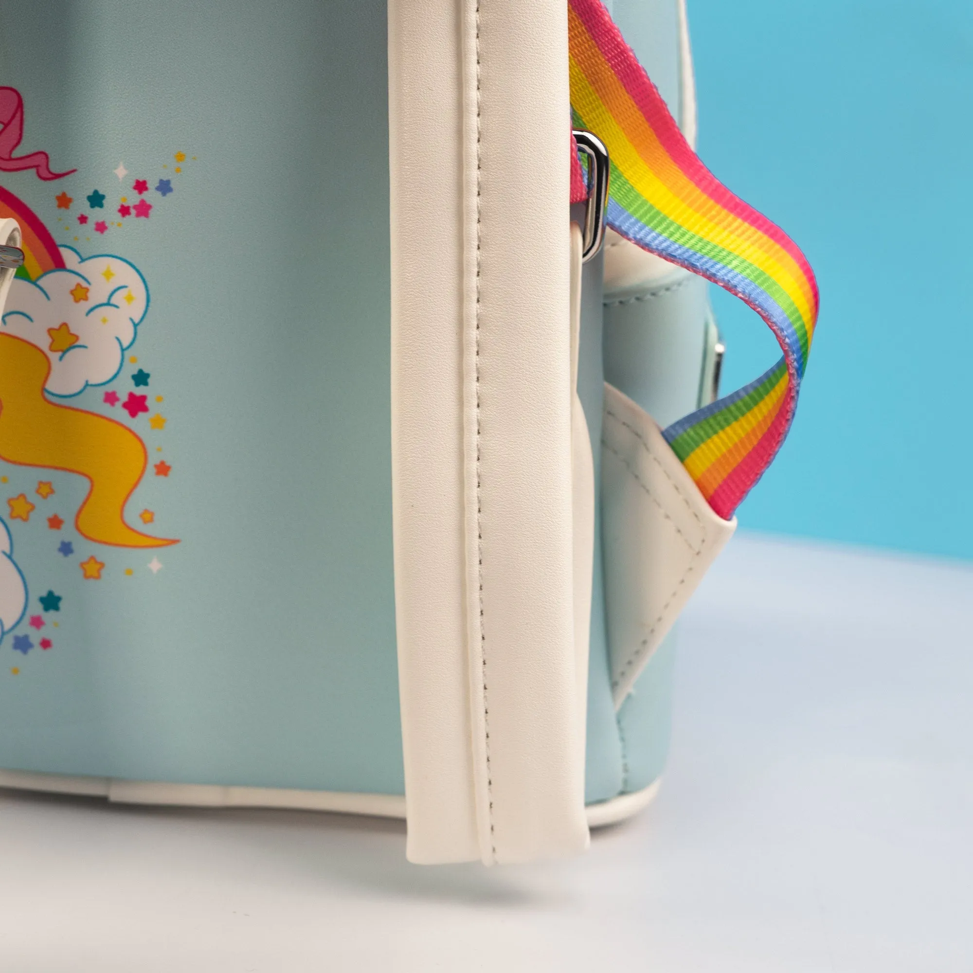 Loungefly x Care Bears Care-A-Lot Castle Mini Backpack