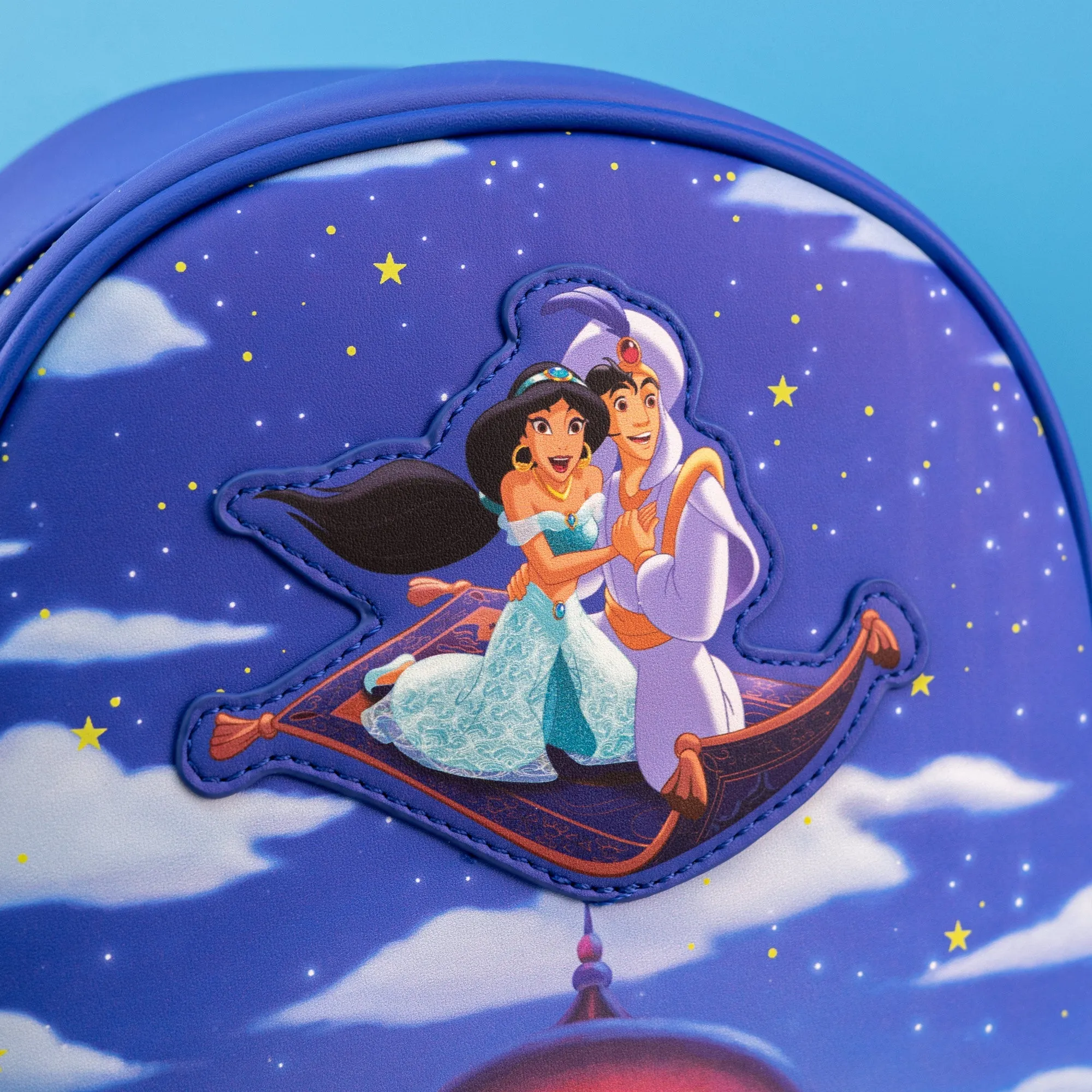 Loungefly x Disney Aladdin A Whole New World Magic Carpet Ride Mini Backpack