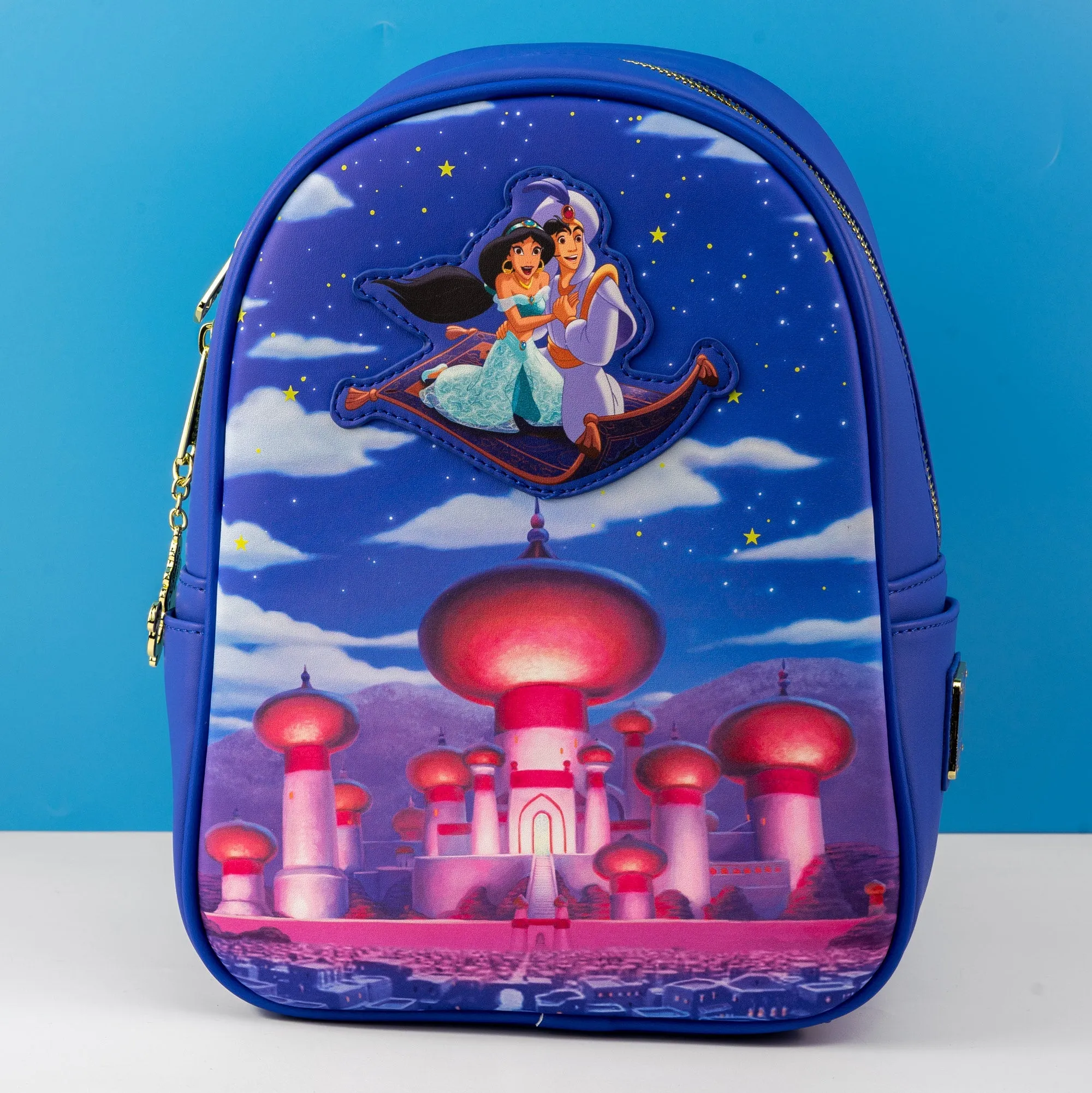 Loungefly x Disney Aladdin A Whole New World Magic Carpet Ride Mini Backpack