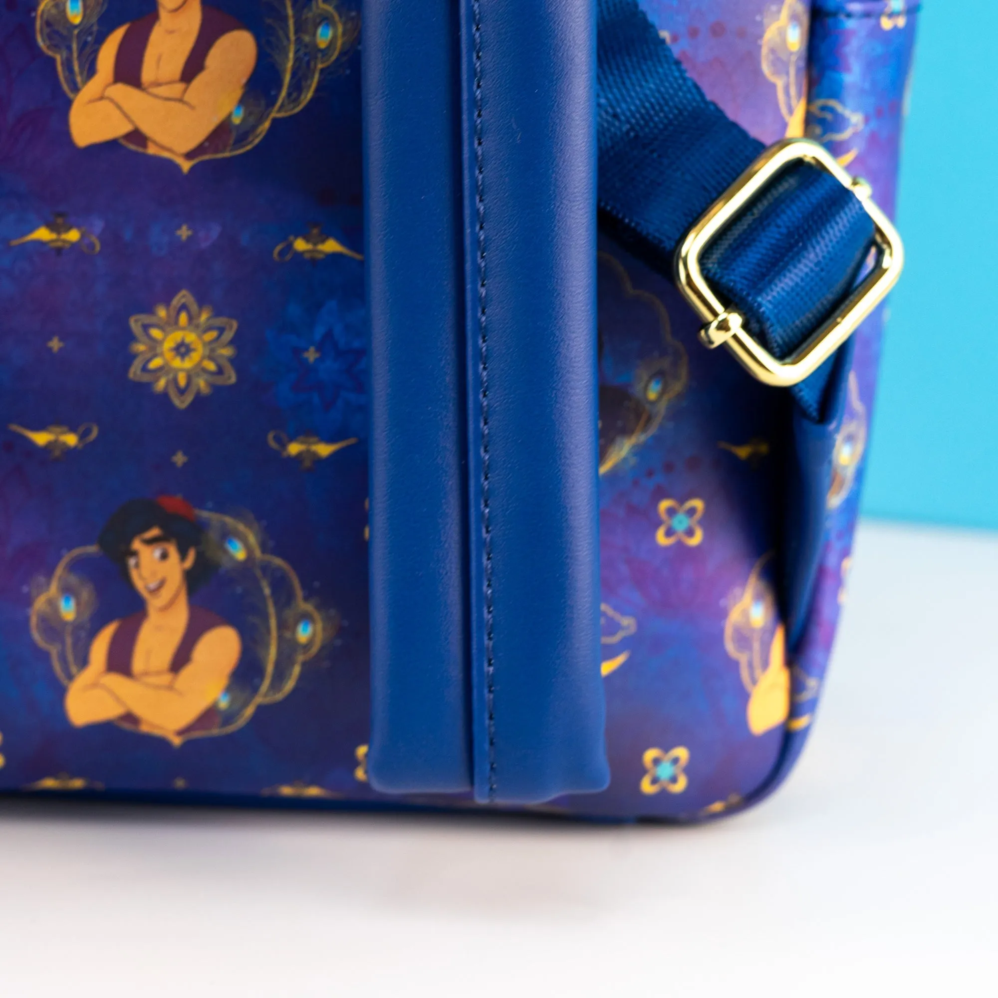 Loungefly x Disney Aladdin Princess Jasmine and Aladdin Print Mini Backpack