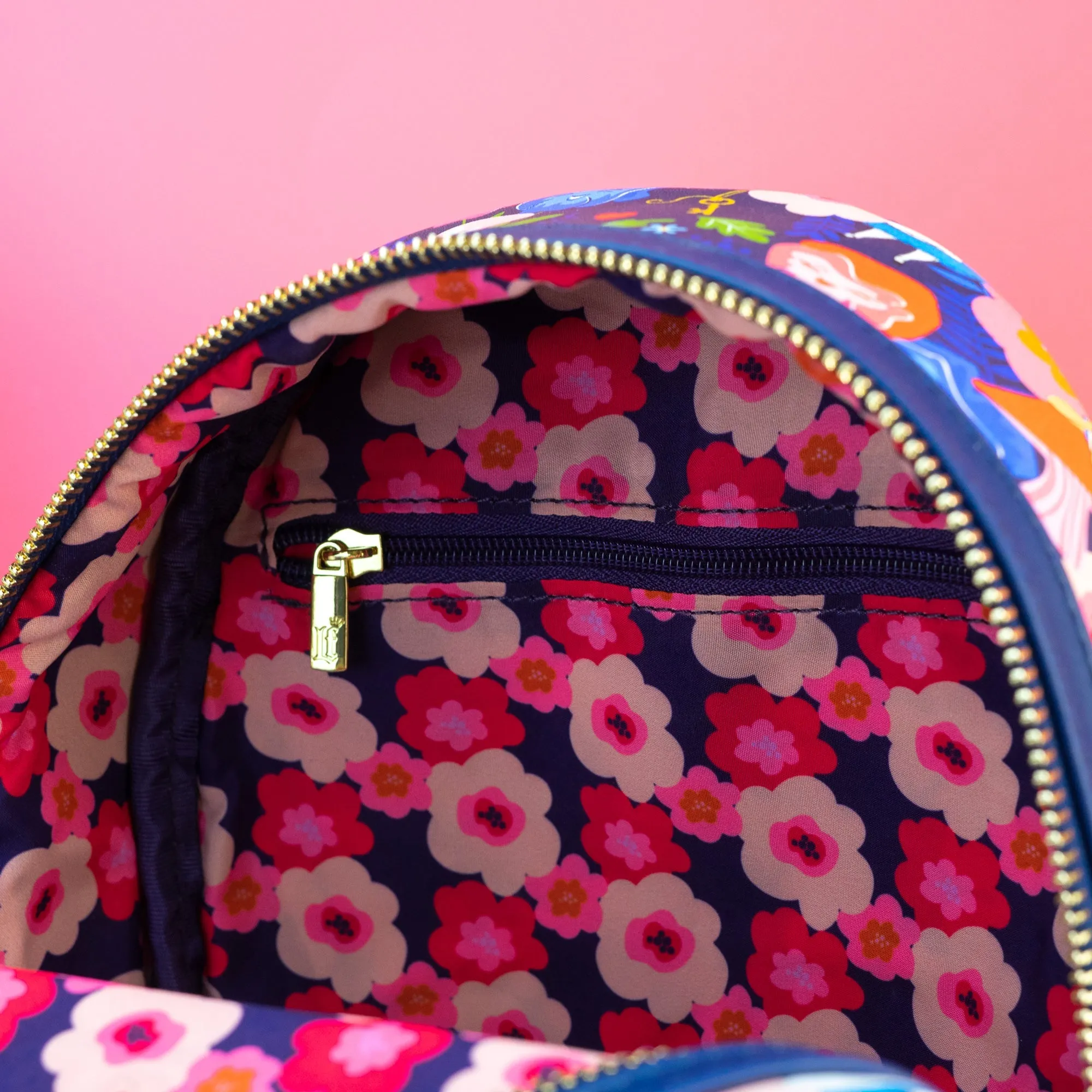 Loungefly x Disney Alice in Wonderland Characters AOP Mini Backpack (LASR)