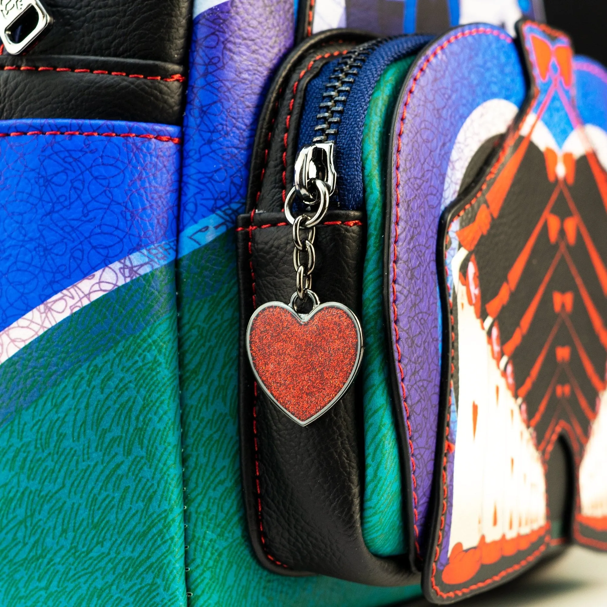 Loungefly x Disney Alice in Wonderland Queen of Hearts Castle Mini Backpack