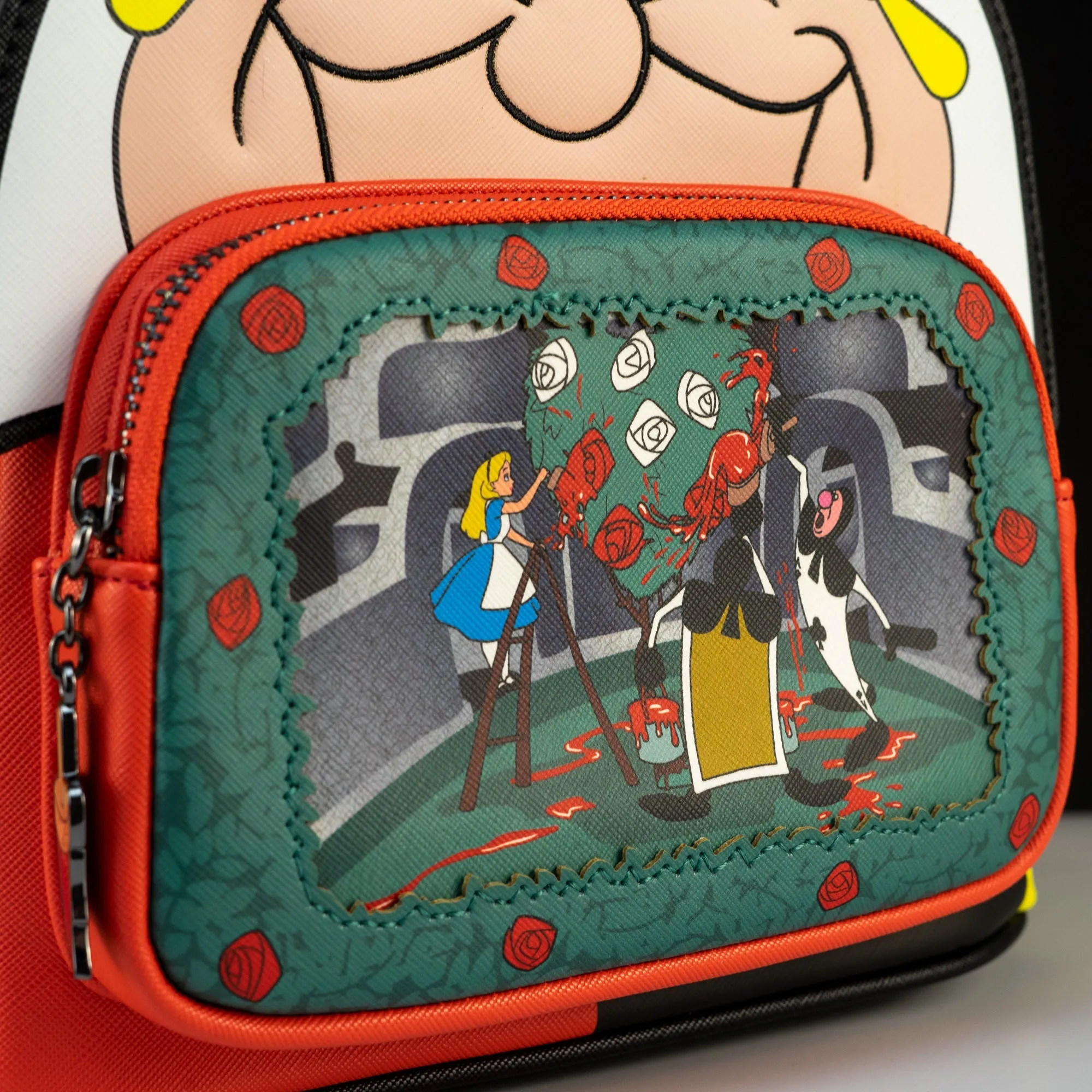 Loungefly x Disney Alice in Wonderland Queen of Hearts Mini Backpack