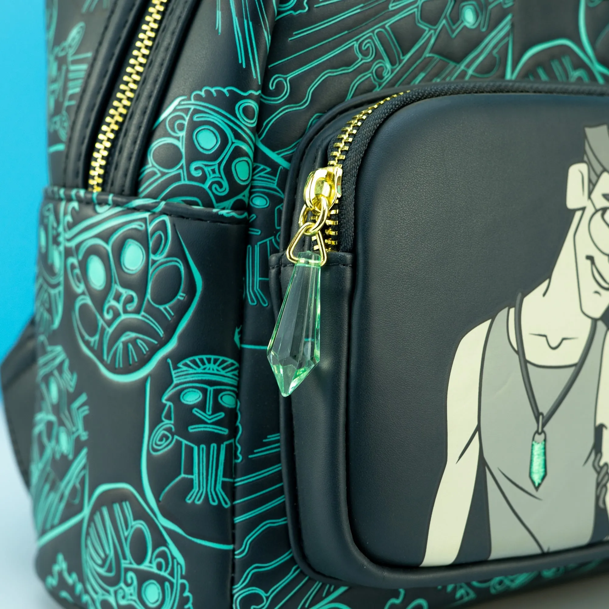 Loungefly x Disney Atlantis 20th Anniversary Kida Milo Mini Backpack