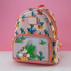 Loungefly x Disney Backpack South Western Mickey Cactus Mini Backpack