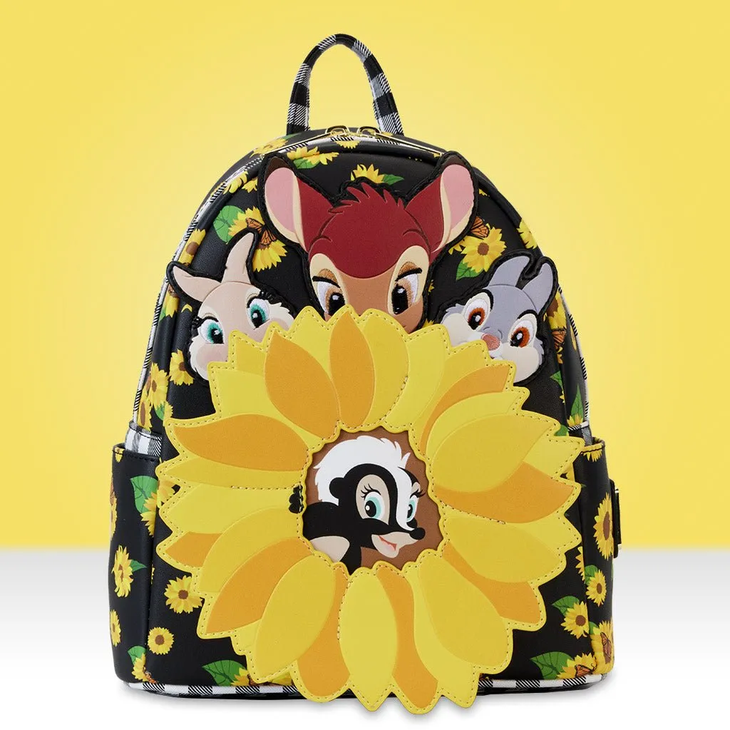 Loungefly x Disney Bambi Sunflower Friends Mini Backpack