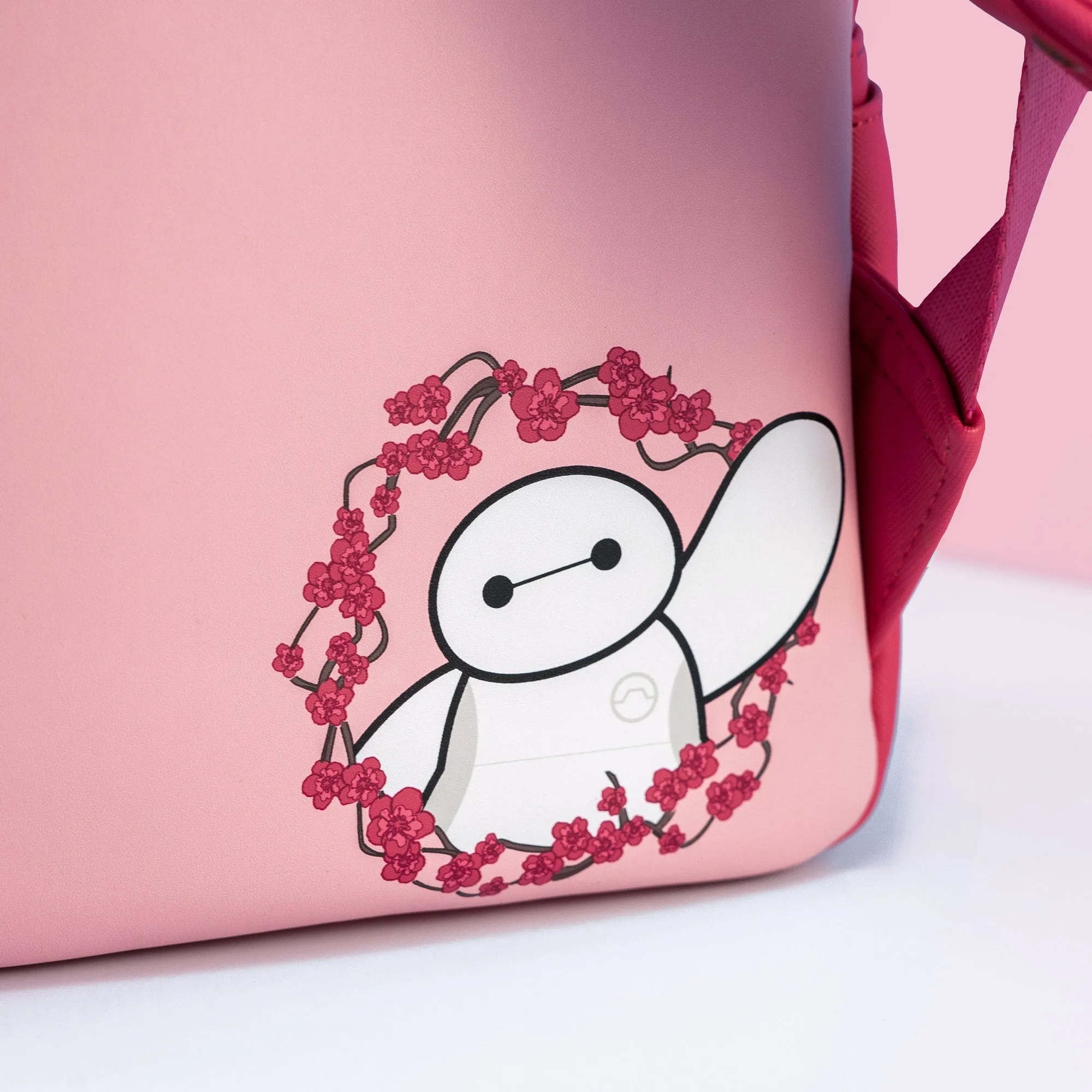 Loungefly x Disney Baymax Sakura Flowers Mini Backpack