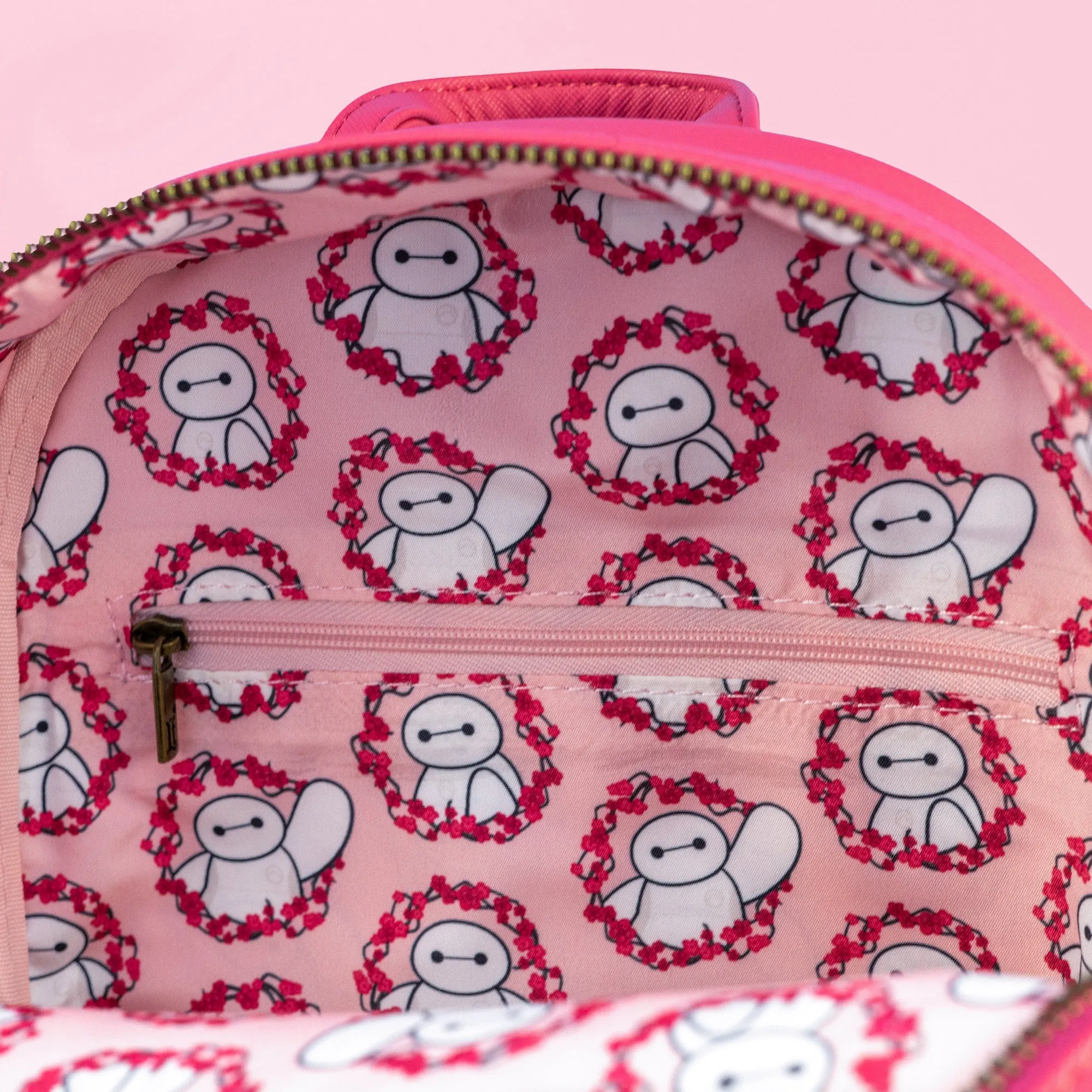 Loungefly x Disney Baymax Sakura Flowers Mini Backpack