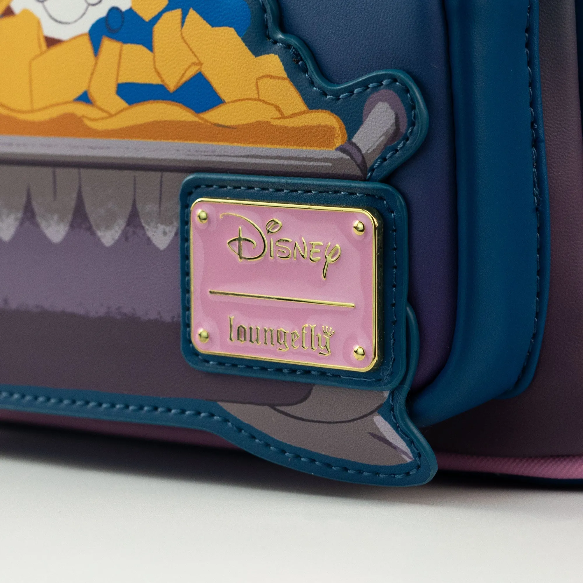 Loungefly x Disney Beauty and The Beast Cogsworth Be Our Guest Mini Backpack
