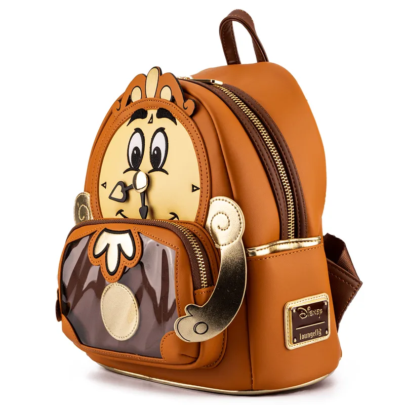 Loungefly x Disney Beauty and the Beast Cogsworth Cosplay Mini Backpack