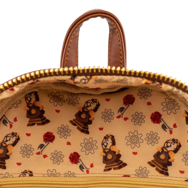 Loungefly x Disney Beauty and the Beast Cogsworth Cosplay Mini Backpack