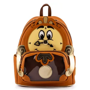 Loungefly x Disney Beauty and the Beast Cogsworth Cosplay Mini Backpack