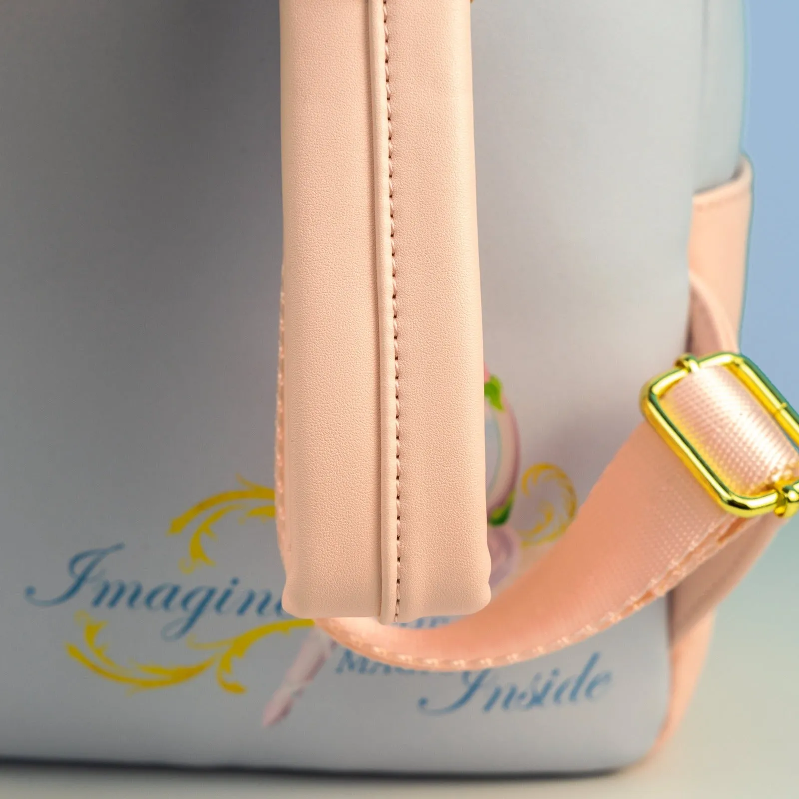 Loungefly x Disney Beauty and The Beast Floral Mirror Mini Backpack