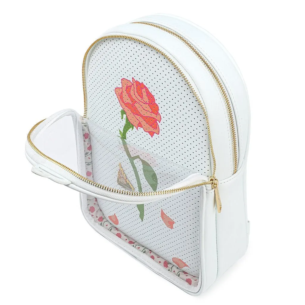 Loungefly x Disney Beauty and the Beast Pin Trader Backpack