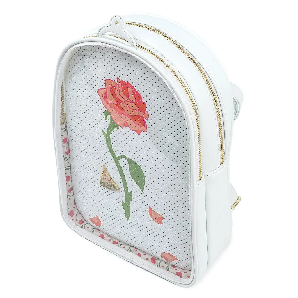 Loungefly x Disney Beauty and the Beast Pin Trader Backpack
