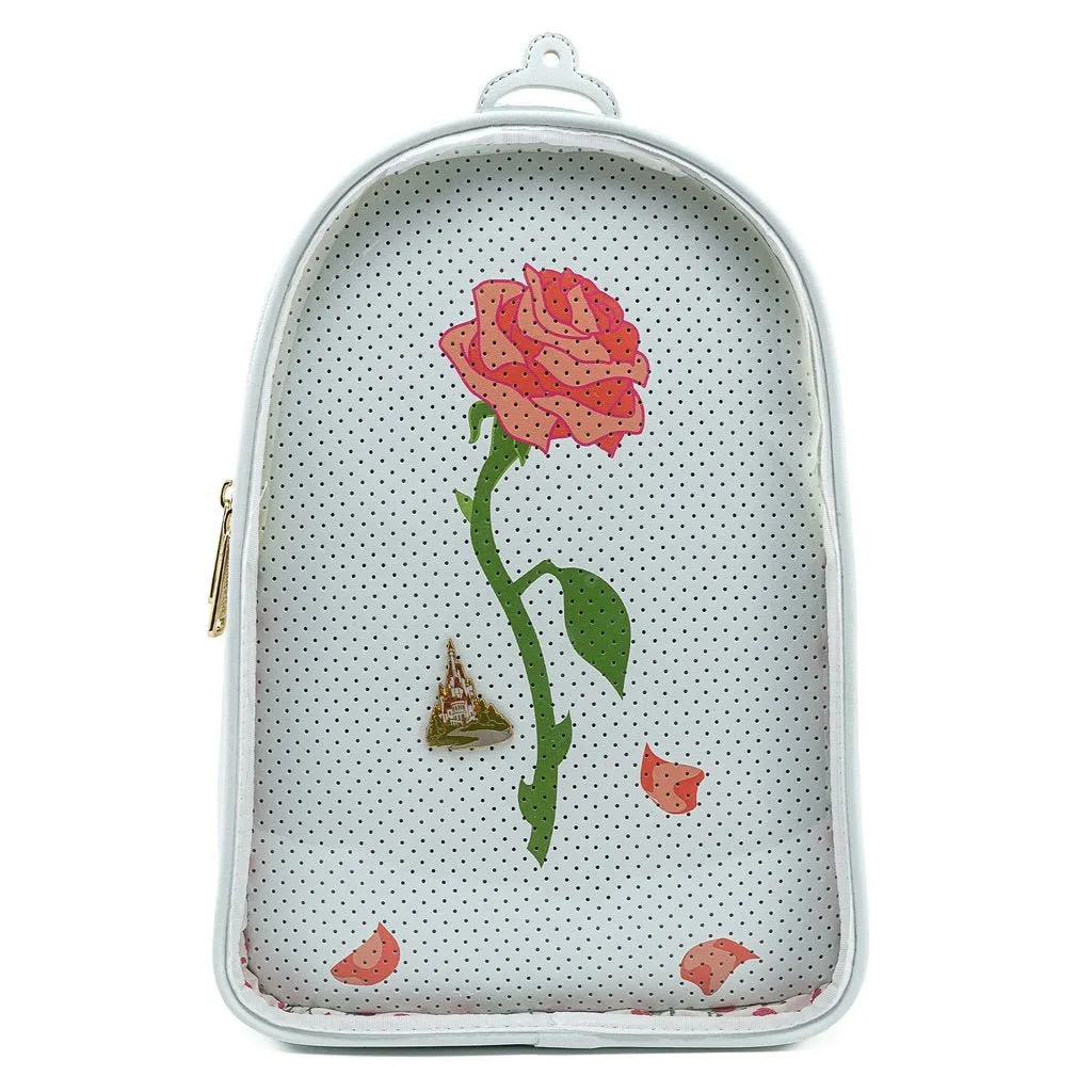 Loungefly x Disney Beauty and the Beast Pin Trader Backpack