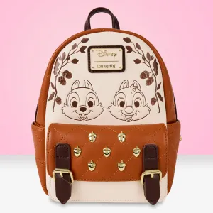 Loungefly x Disney Chip and Dale Quilted Mini Backpack