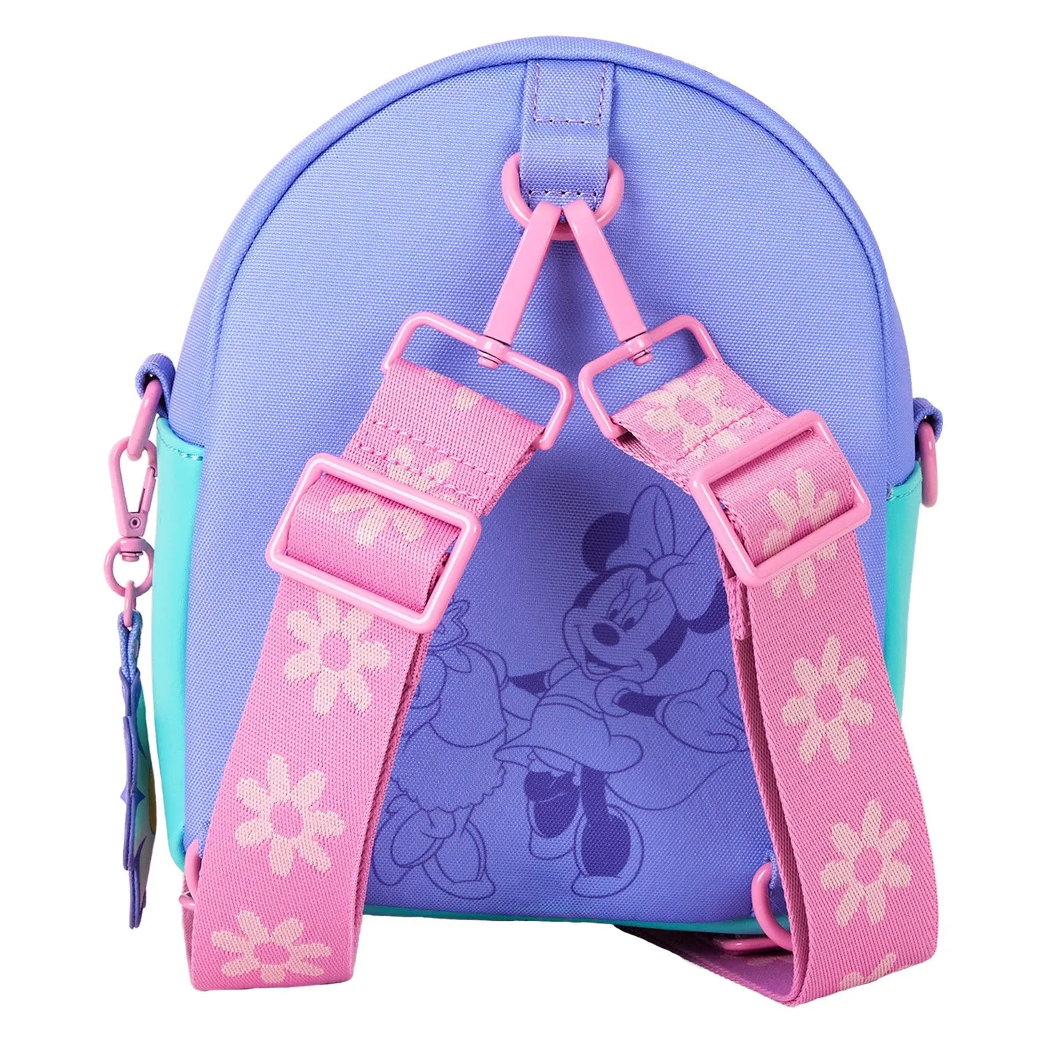 Loungefly x Disney Daisy Duck & Minnie Mouse Mini Convertible Backpack