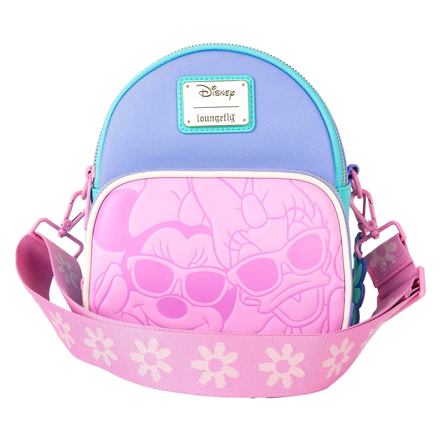 Loungefly x Disney Daisy Duck & Minnie Mouse Mini Convertible Backpack