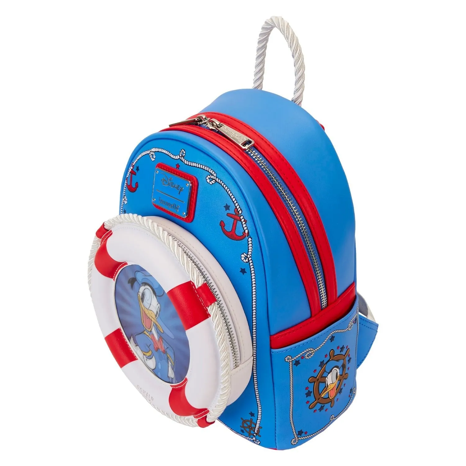 Loungefly x Disney Donald Duck 90th Anniversary Mini Backpack