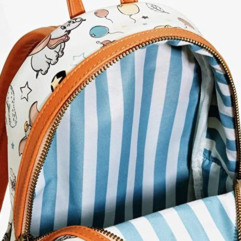 Loungefly x Disney Dumbo Vintage All Over Print Mini Backpack