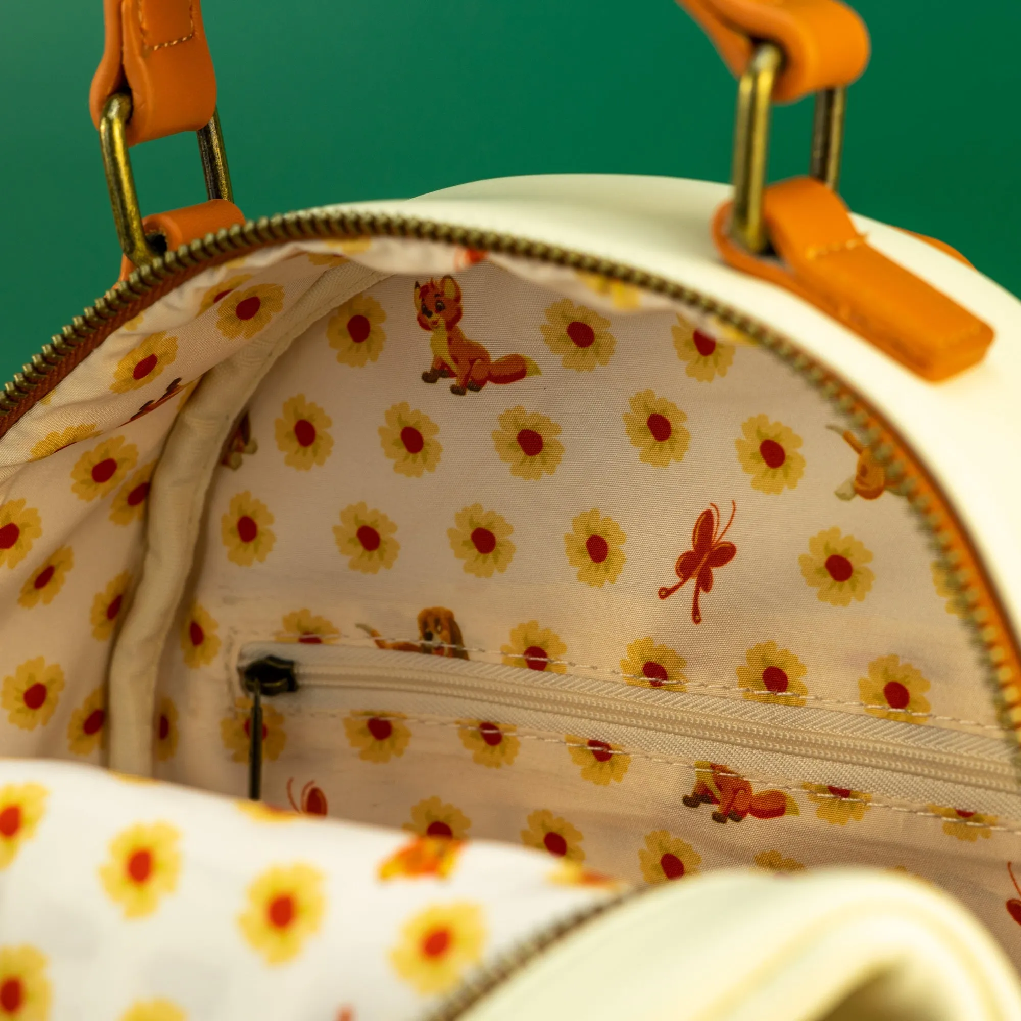 Loungefly x Disney Fox and the Hound Floral Mini Backpack