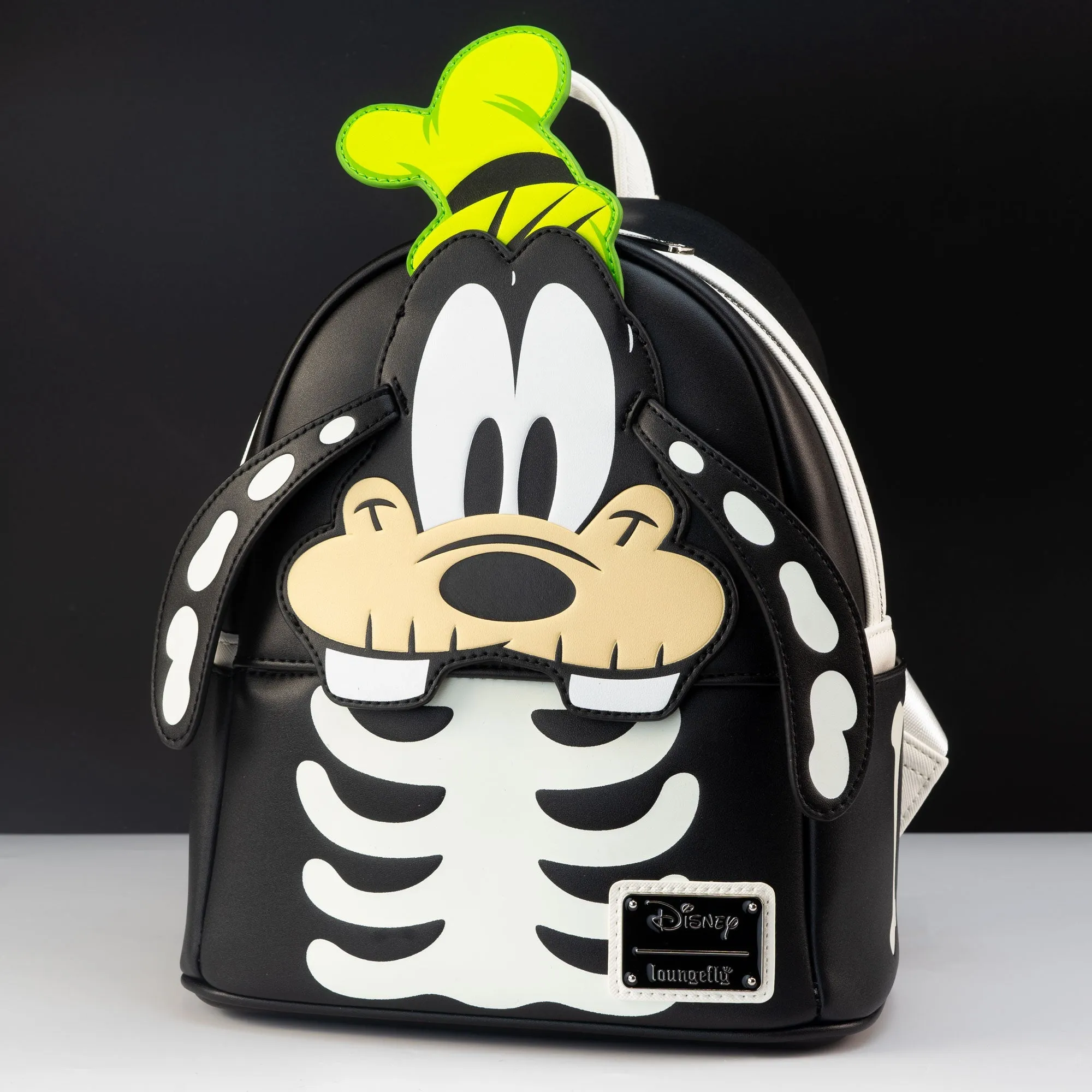 Loungefly x Disney Goofy Glow in the Dark Skeleton Cosplay Mini Backpack
