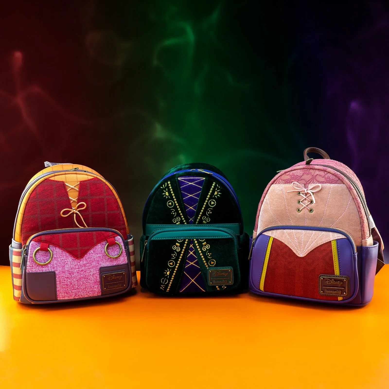 Loungefly x Disney Hocus Pocus Winifred Sanderson Dress Cosplay Mini Backpack