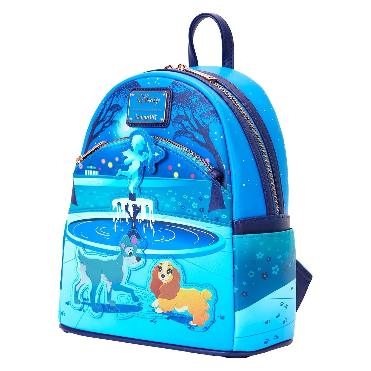 Loungefly x Disney Lady and the Tramp 70th Anniversary Mini Backpack