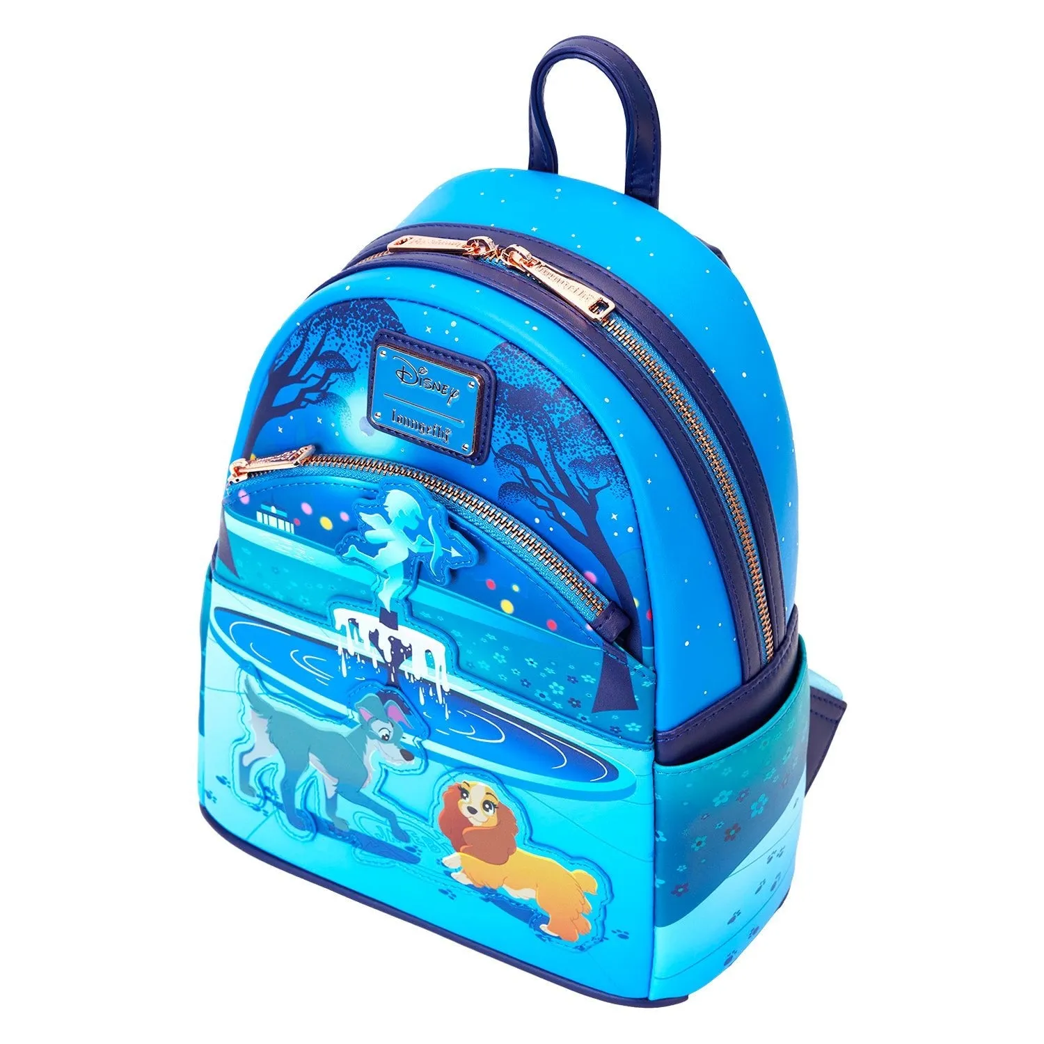 Loungefly x Disney Lady and the Tramp 70th Anniversary Mini Backpack