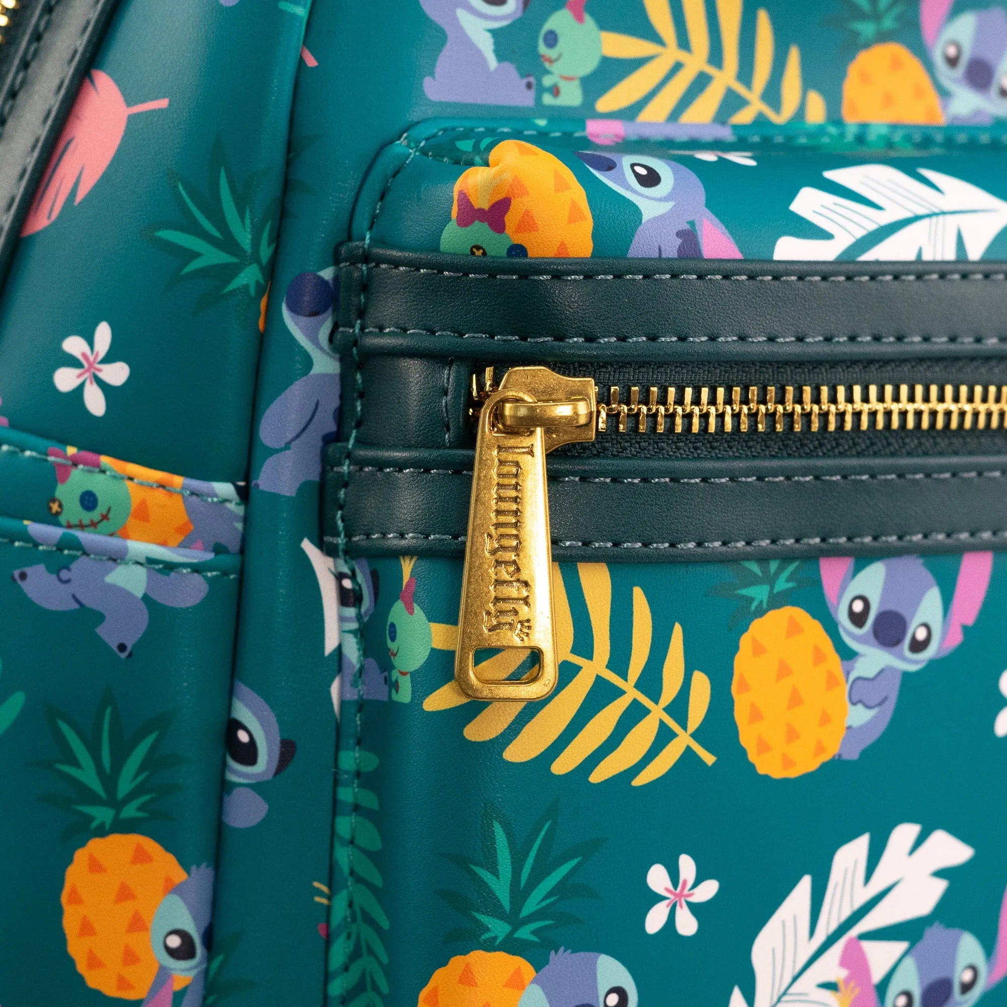 Loungefly x Disney Lilo and Stitch Pineapple Print Mini Backpack