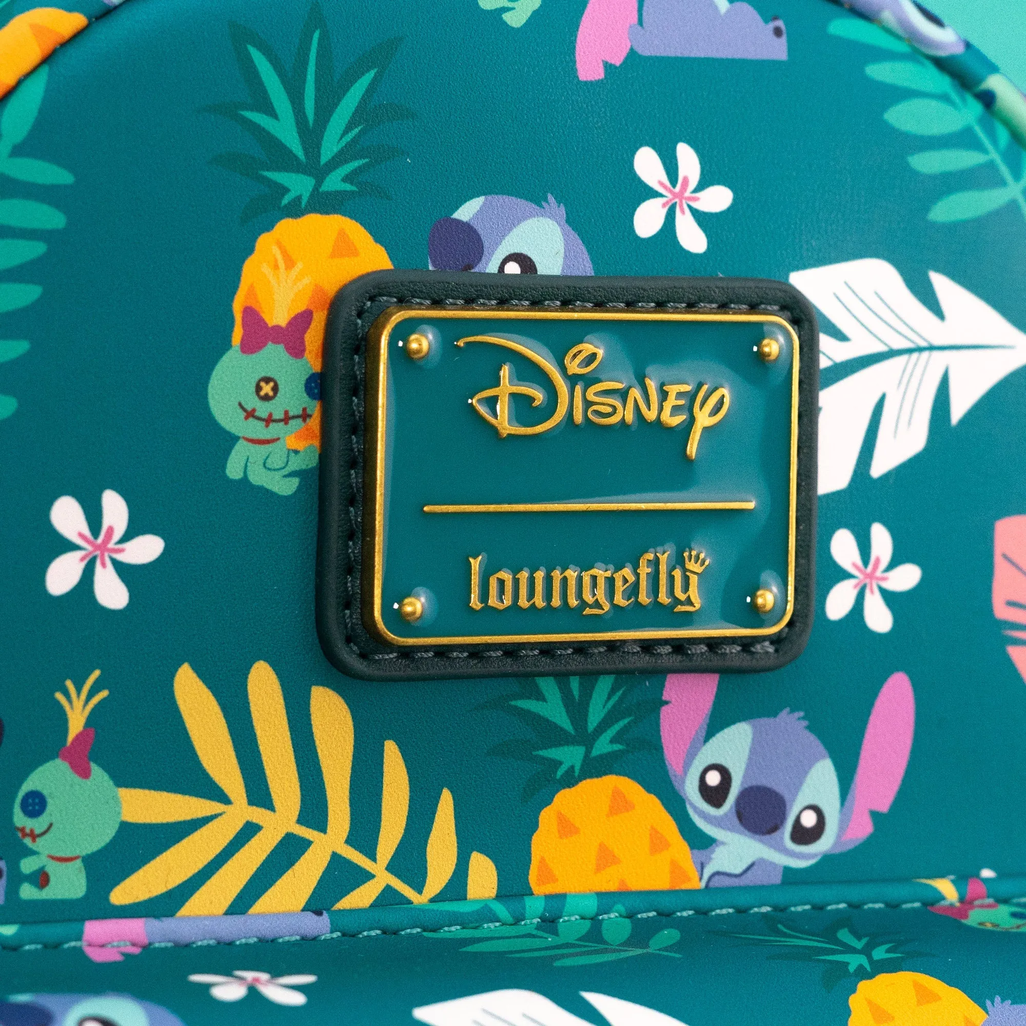 Loungefly x Disney Lilo and Stitch Pineapple Print Mini Backpack