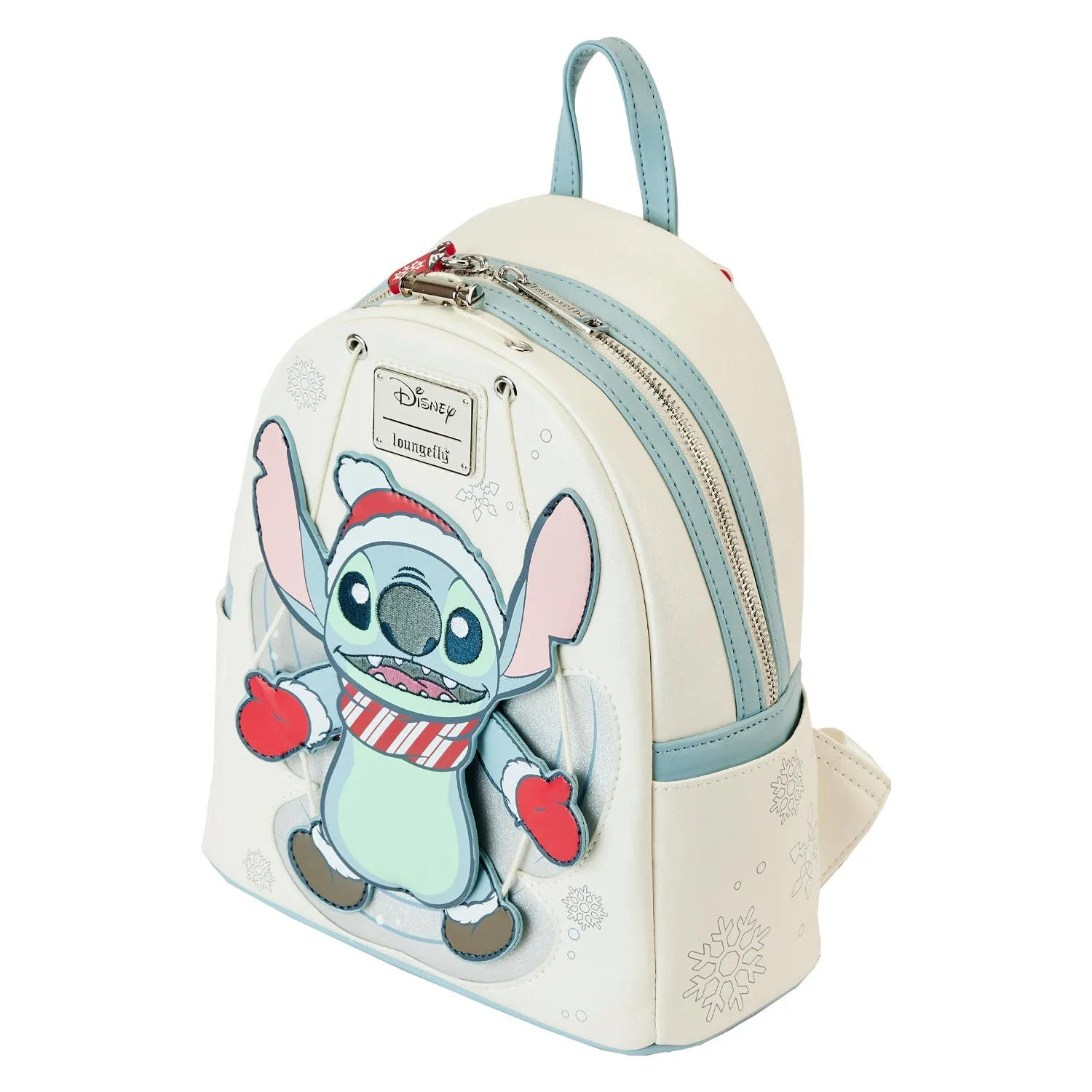 Loungefly x Disney Lilo and Stitch Snow Angel Stitch Cosplay Mini Backpack