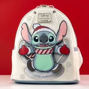 Loungefly x Disney Lilo and Stitch Snow Angel Stitch Cosplay Mini Backpack
