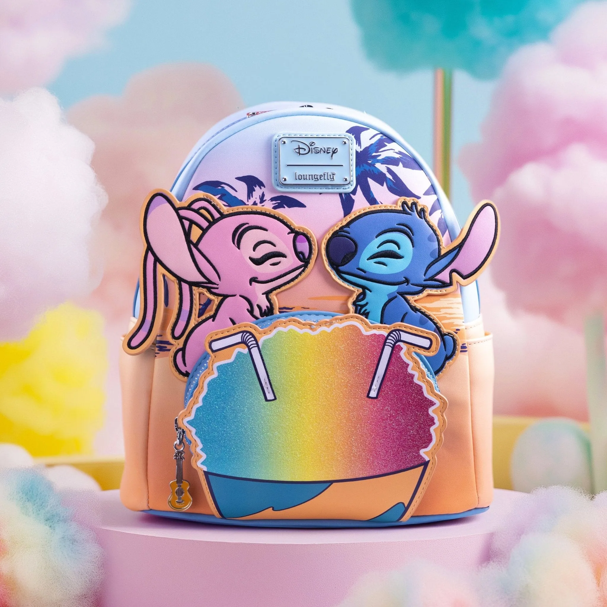 Loungefly x Disney Lilo and Stitch Snow Cone Date Night Mini Backpack