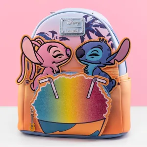 Loungefly x Disney Lilo and Stitch Snow Cone Date Night Mini Backpack